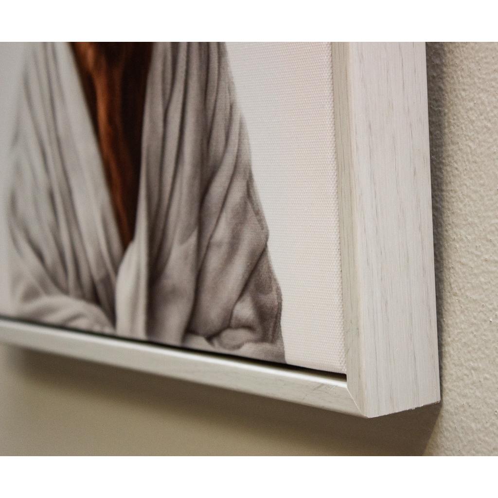 Framed Highland Cow Bathrobe 30cm x 30cm