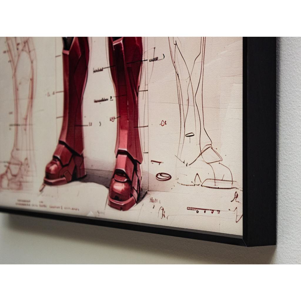 Framed Wall Art - Ironman 60cm x 80cm
