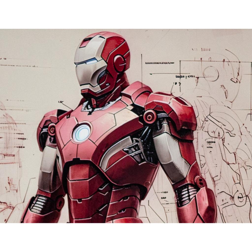 Framed Wall Art - Ironman 60cm x 80cm