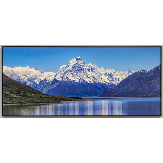 Framed art Mt Cook Landscape 160 by 70cm