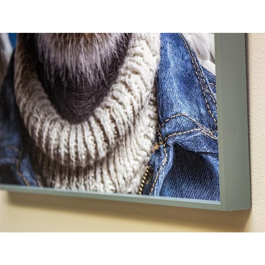 Framed Wall Art - The Nike Chimp 60cm x 80cm