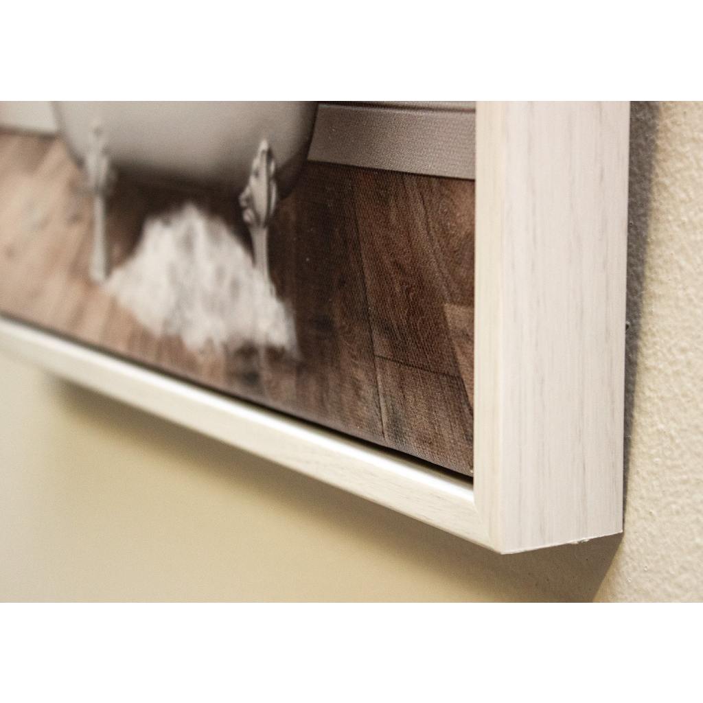 Framed Bath Time Orangutan 30cm x 30cm