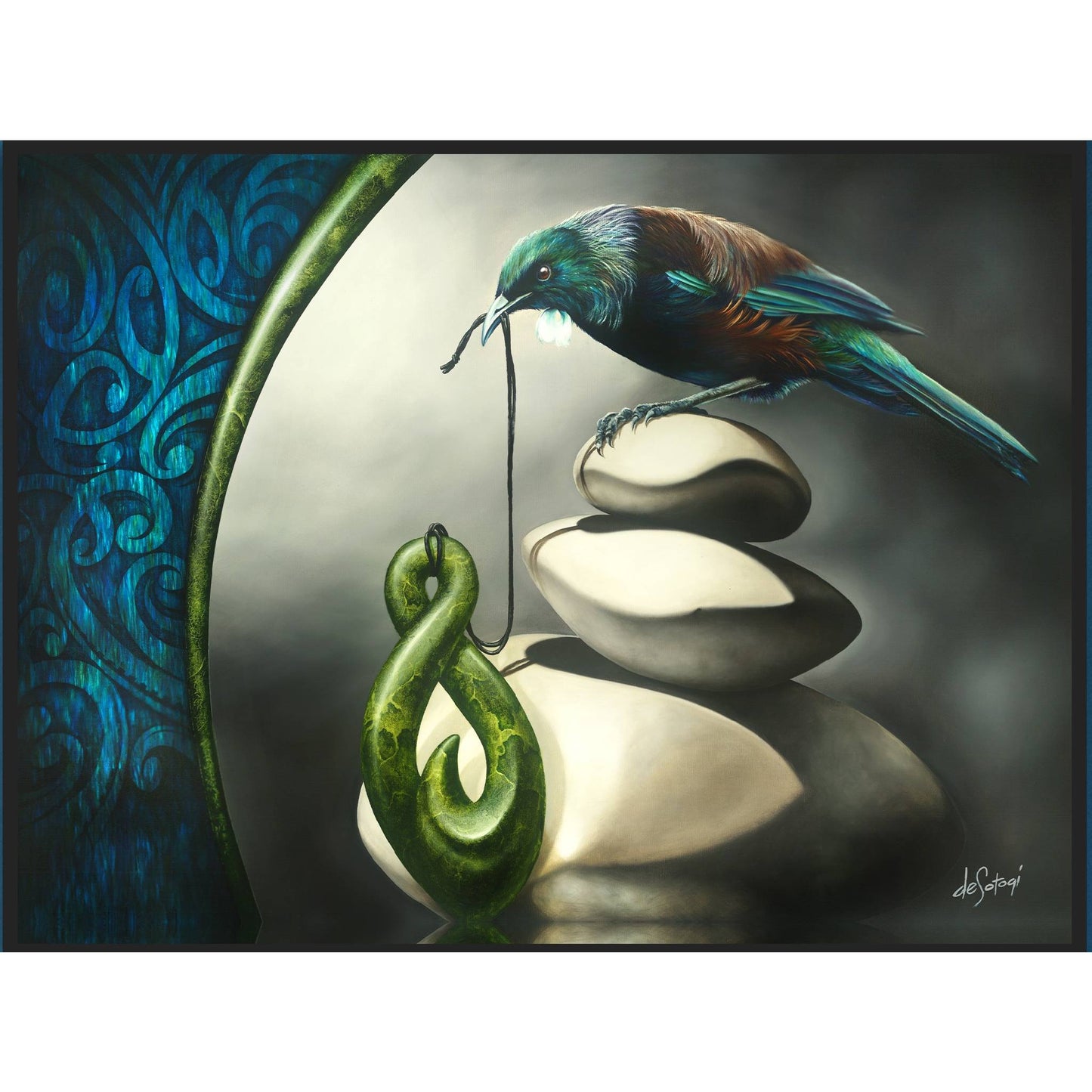 Framed Sotogi Print Sudden Chances