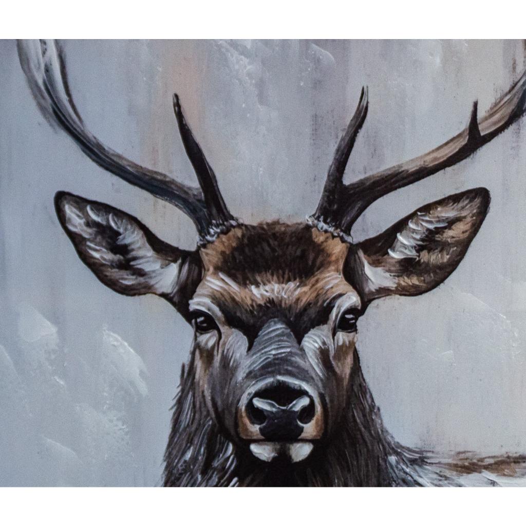 Framed Stag  80cm x 120cm