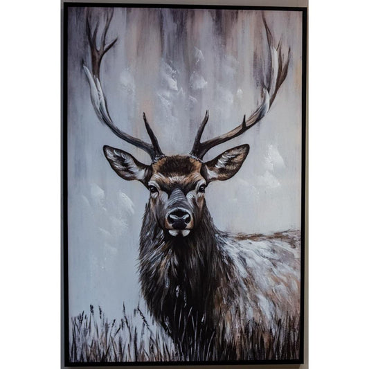 Framed Stag  80cm x 120cm
