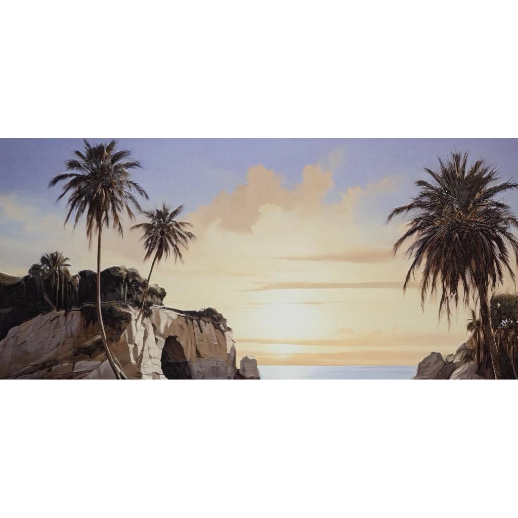 Framed Wall Art - Sunset Cove 90cm x 70cm