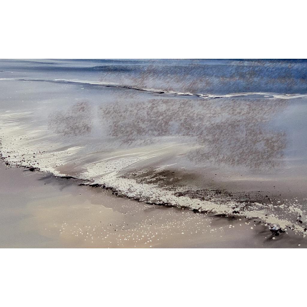 Framed Wall Art - Waves Breaking 60cm x 80cm