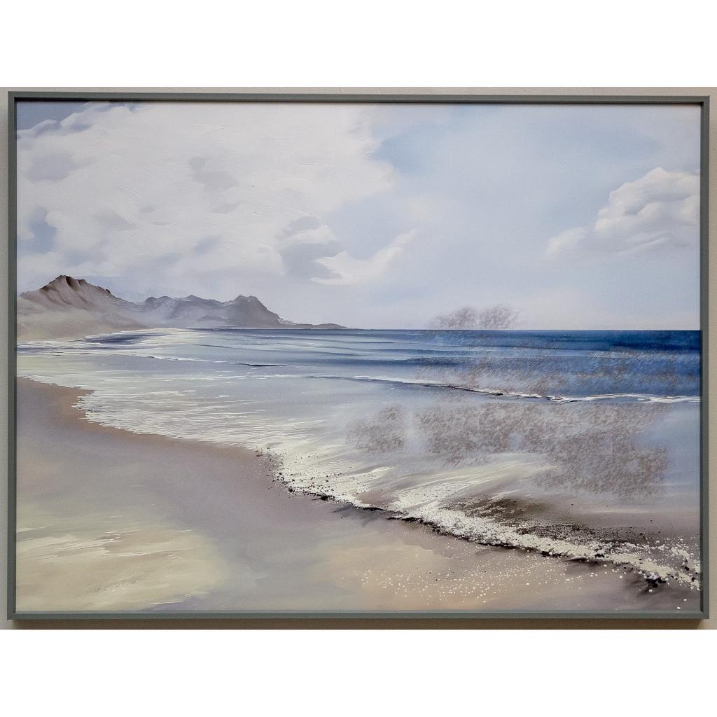 Framed Wall Art - Waves Breaking 60cm x 80cm