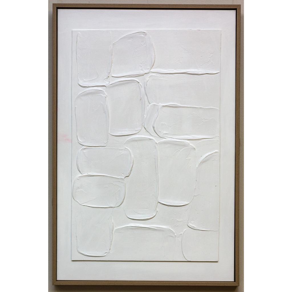 Framed Assorted White Rectangles 60cm x 90cm
