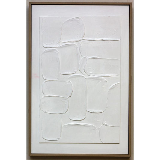 Framed Assorted White Rectangles 60cm x 90cm