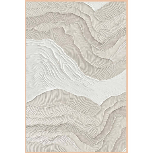 Framed Art - White Ripple Mountains 80x120