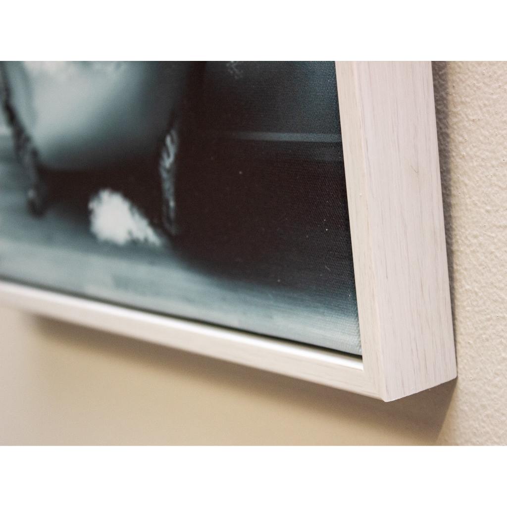 Framed Bath Time Zebra 30cm x 30cm