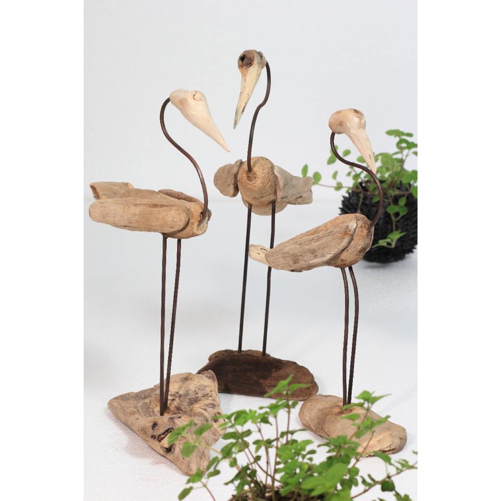 Heron Bakau Statue