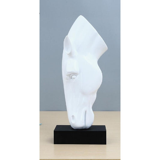 Horse Head White  56cm