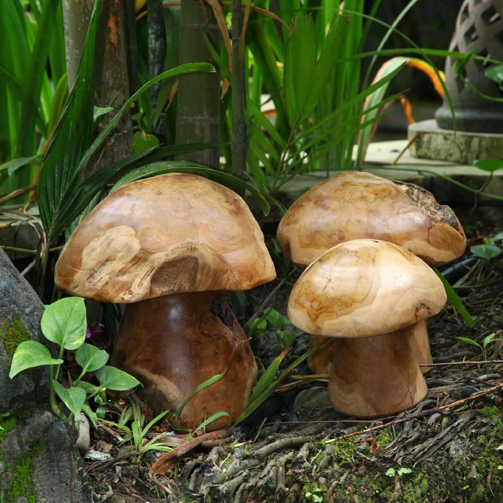 Statue- Mushroom Set of 3