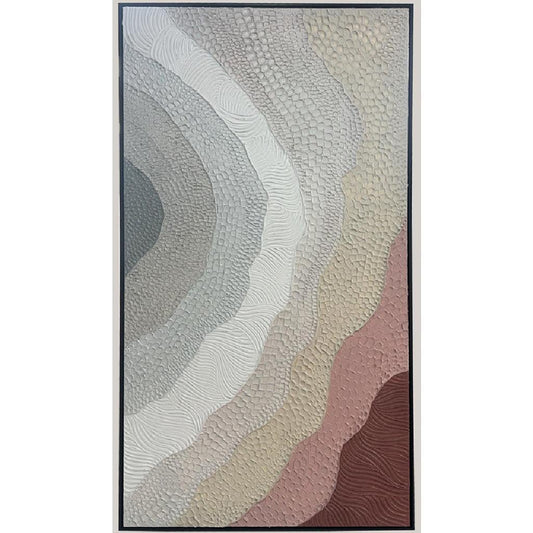 Framed Muted Rainbow 100cm x 160cm