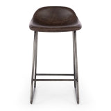 Barstool - Haus Vintage Dark Brown PU