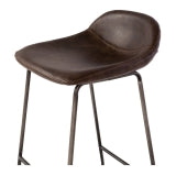 Barstool - Haus Vintage Dark Brown PU