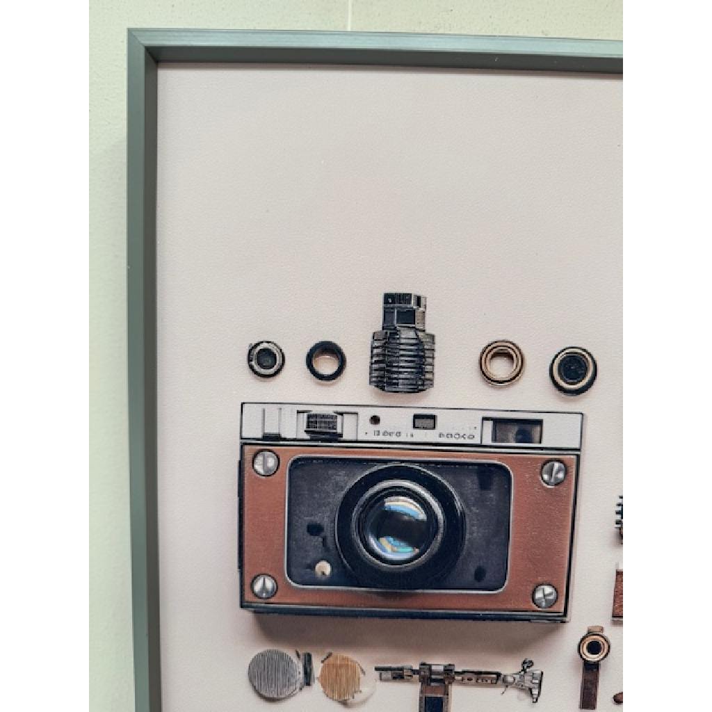 Framed Wall Art - Camera Montage 60cm x 80cm