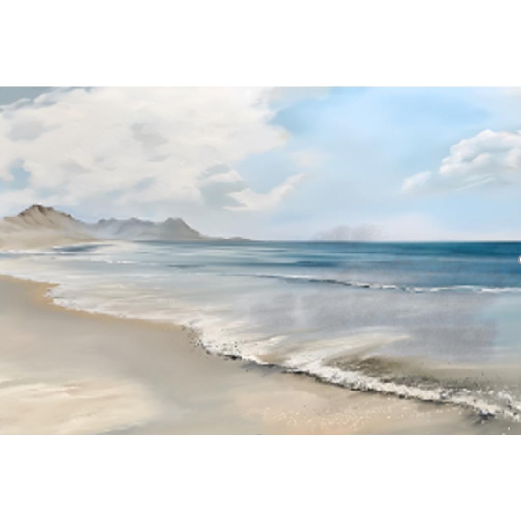 Framed Wall Art - Waves Breaking 60cm x 80cm