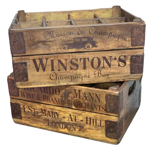 12 Bottle Wine Crate