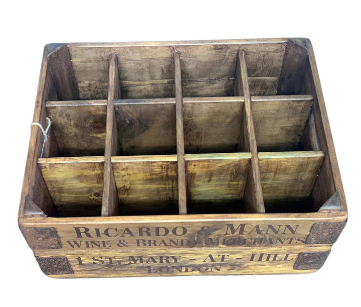 12 Bottle Wine Crate