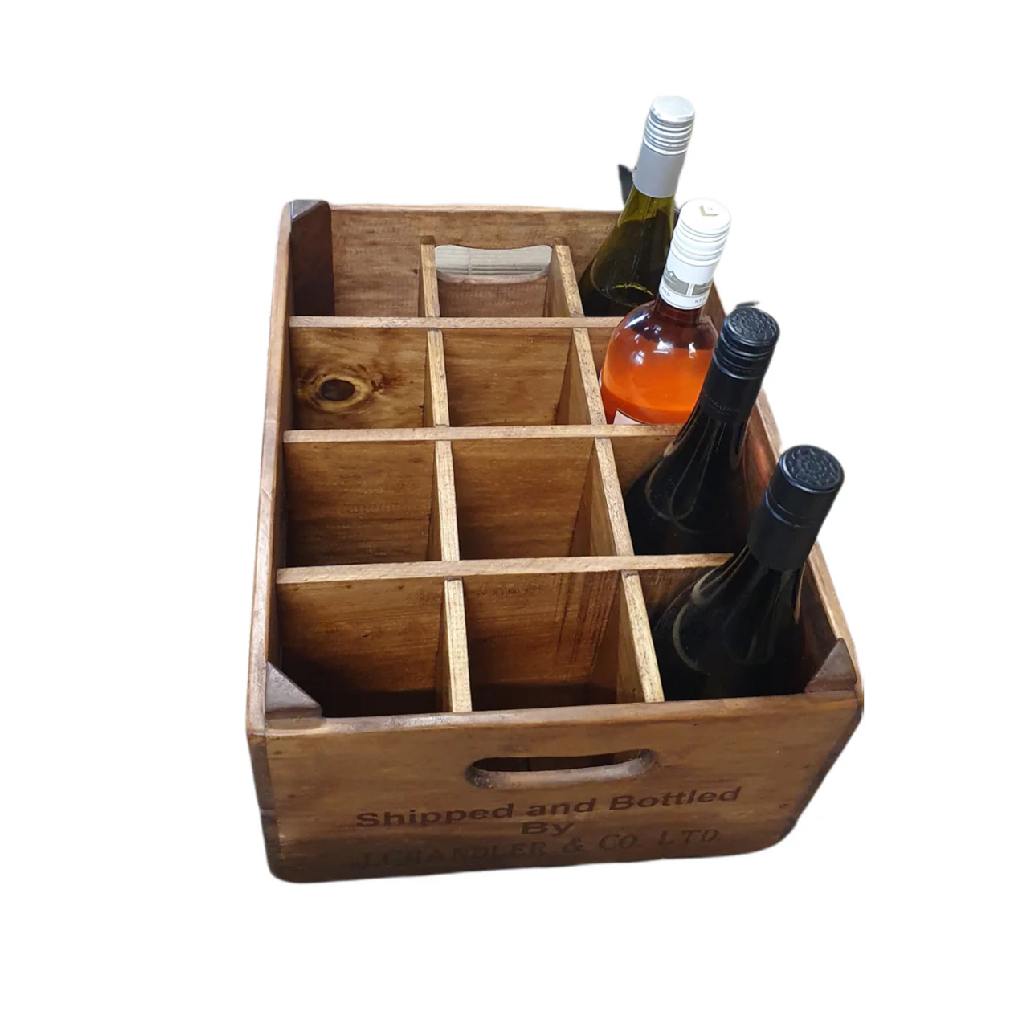 12 Bottle Wine Crate